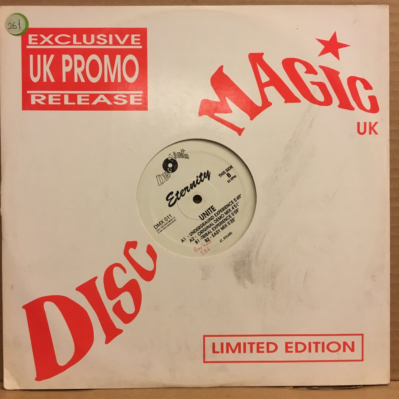 ETERNITY - UNITE LIMITED ED. 12''MAXISINGLE 2.EL PLAK