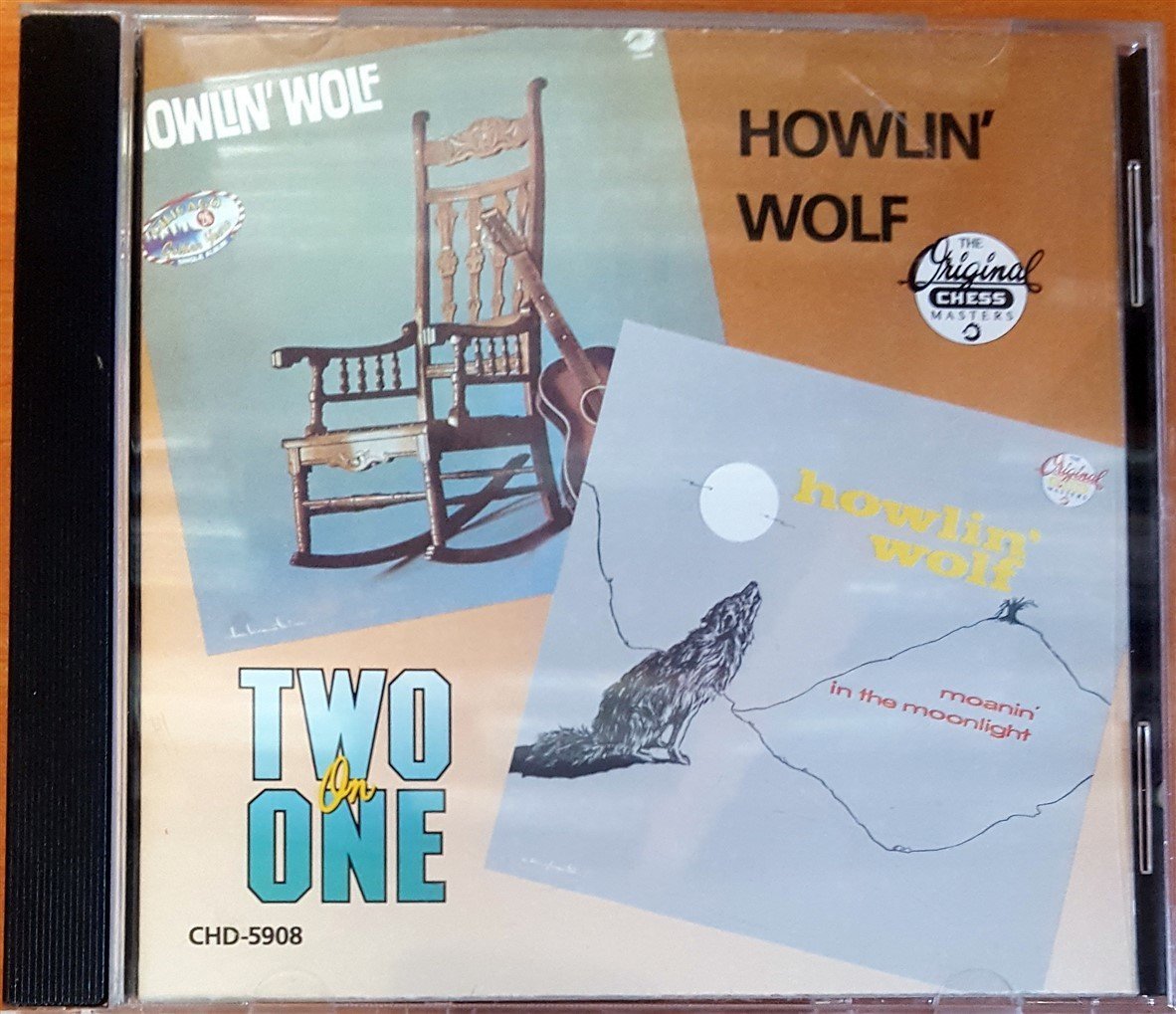 HOWLIN' WOLF - MOANIN' IN THE LIGHT / HOWLIN' WOLF / TWO ON ONE (1986) MCA CHESS CD 2.EL