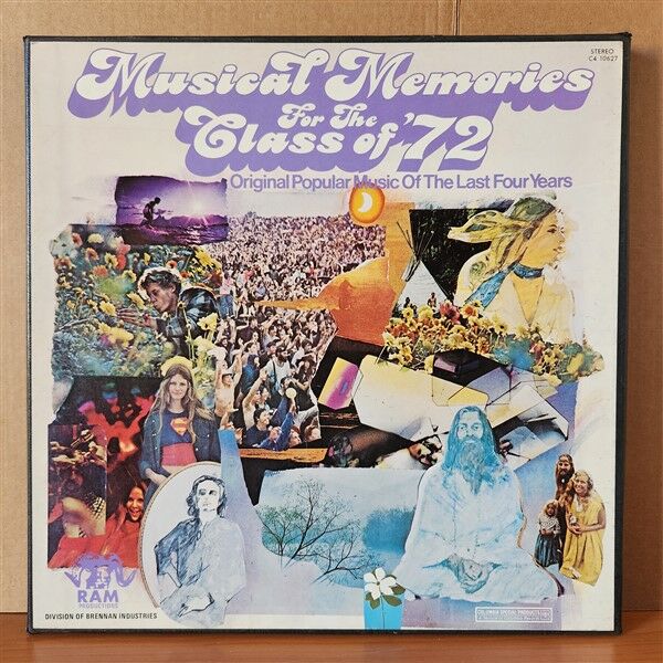 MUSICAL MEMORIES FOR THE CLASS OF ‘72 / GARRY PUCKETT, DONOVAN, JOHNNY CASH, SLY & THE FAMILY STONE, MARK LINDSAY, AL KOOPER, JANIS JOPLIN, RAY STEVENS, SANTANA, TEN YEARS AFTER (1972) - 4LP BOX SET 2.EL PLAK