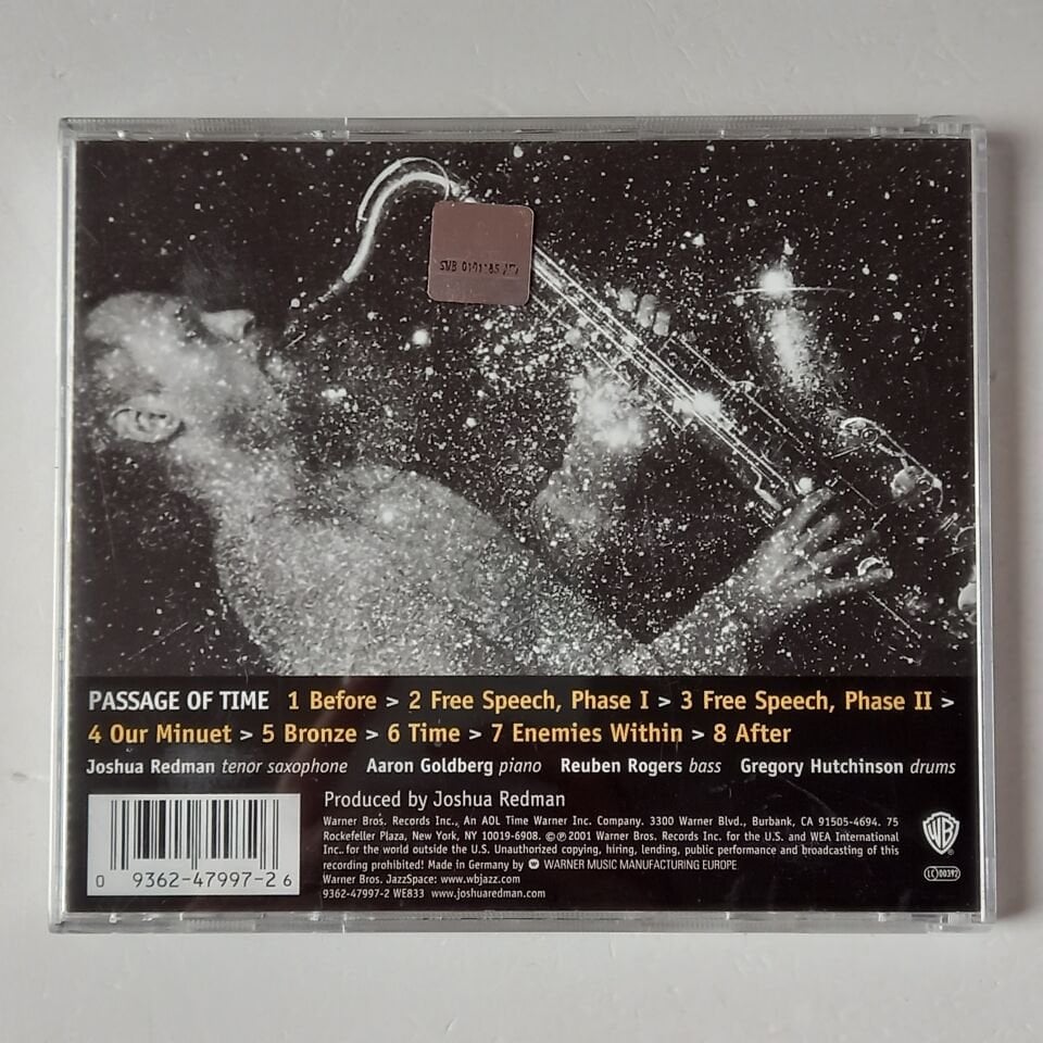JOSHUA REDMAN QUARTET – PASSAGE OF TIME (2001) - CD 2.EL