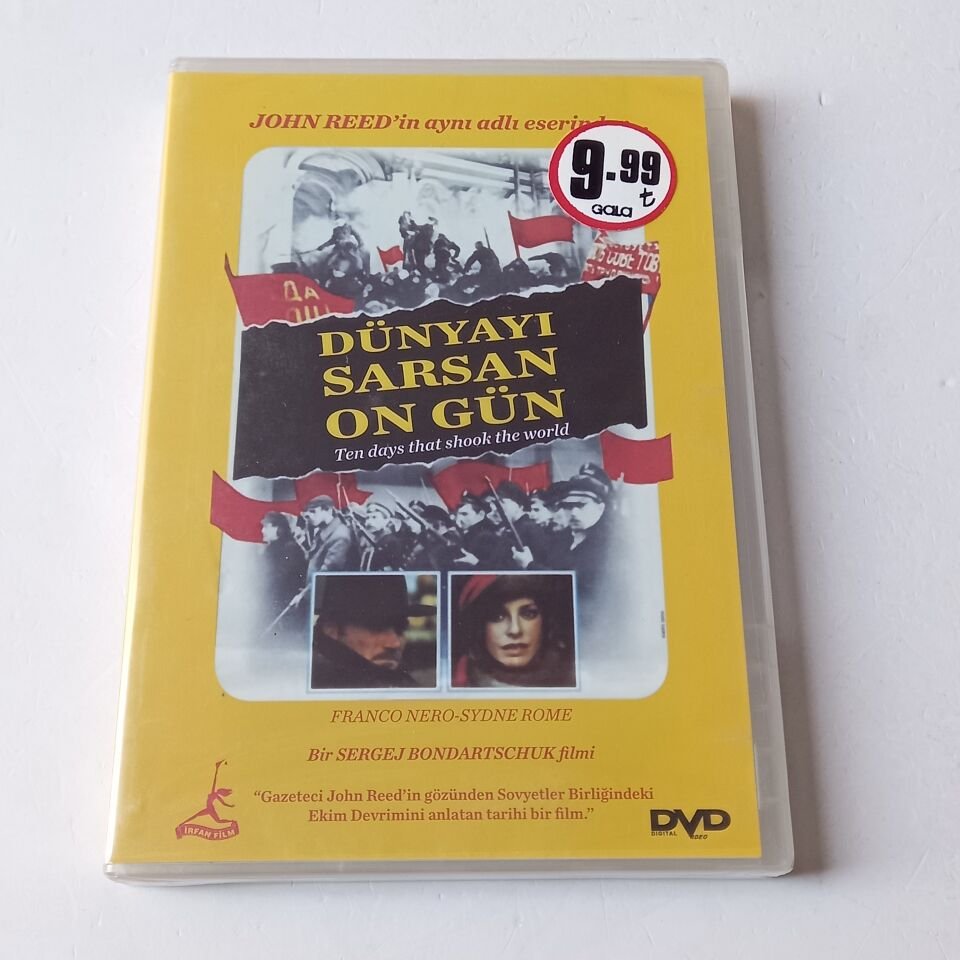 DÜNYAYI SARSAN ON GÜN - JOHN REED - DVD AMBALAJINDA SIFIR