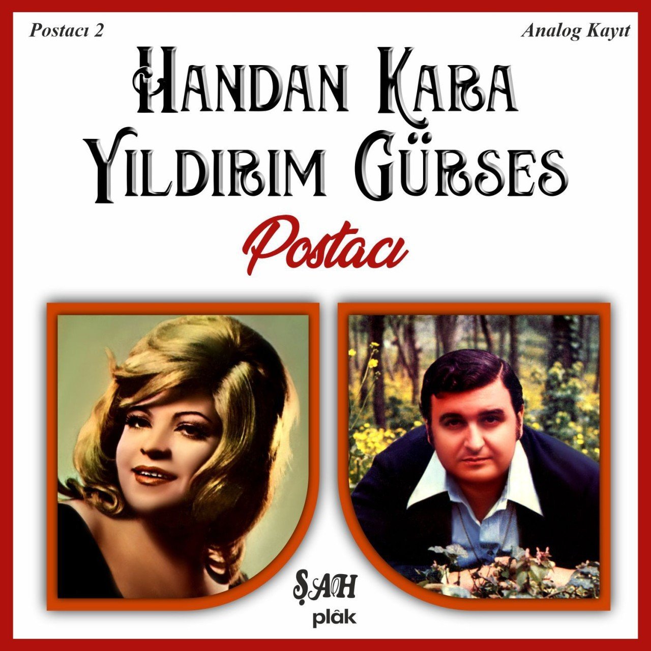 HANDAN KARA & YILDIRIM GÜRSES - POSTACI - PLAK SIFIR