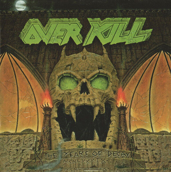 OVERKILL – THE YEARS OF DECAY (1989) - CD REISSUE JEWEL CASE AMBALAJINDA SIFIR