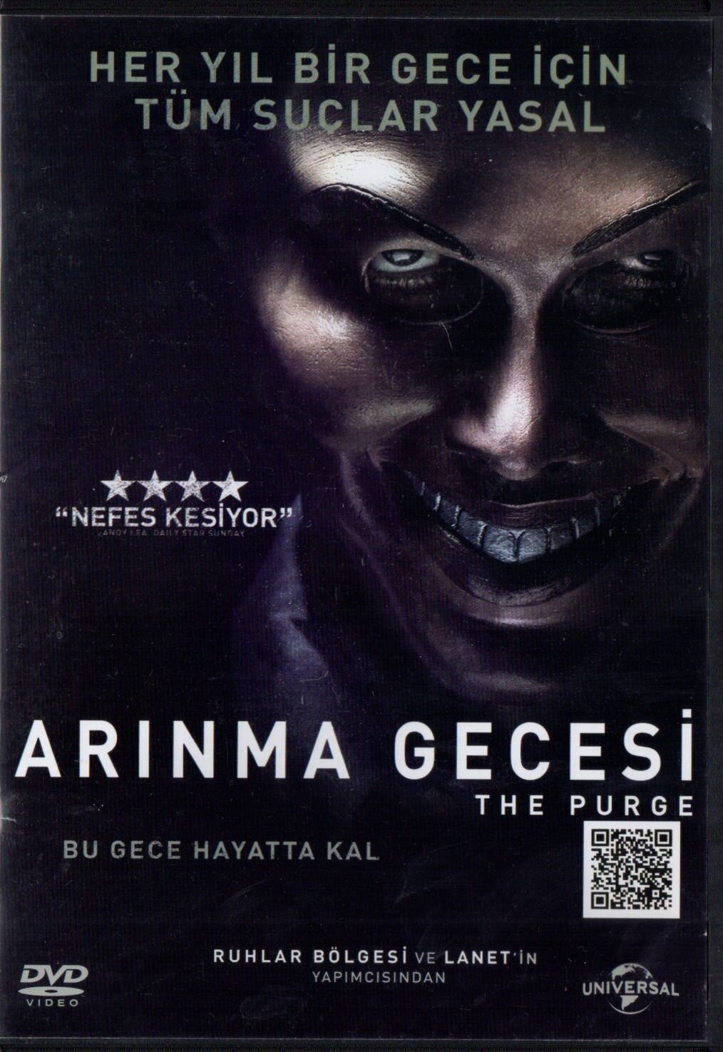 THE PURGE - ARINMA GECESİ - JAMES DEMONACO - DVD 2.EL