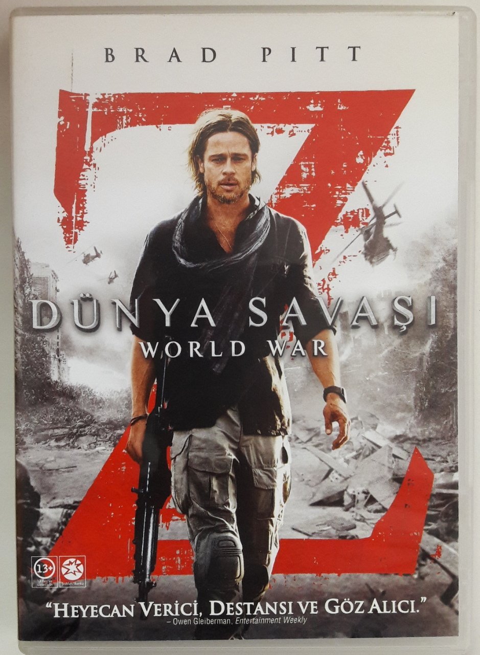 DÜNYA SAVAŞI Z - WORLD WAR Z - BRAD PITT - DVD 2.EL