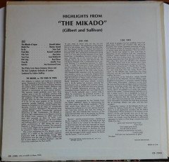 MIKADO GILBERT & SULLIVAN - 2.EL PLAK