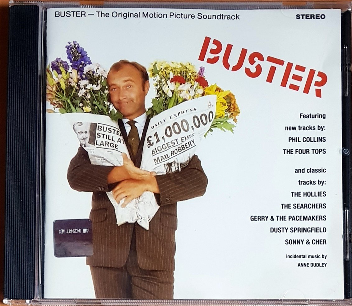 BUSTER SOUNDTRACK / PHIL COLLINS, THE FOUR TOPS, THE HOLLIES, THE SEARCHERS, SONNY & CHER, DUSTY SPRINGFIELD (1988) WEA CD 2.EL