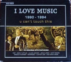 I LOVE MUSIC 1990-1994 / EMF, MOCK TURTLES, CARTER USM, GARY MOORE, MORRISSEY (2004) - 3CD DISKY BOX SET 2.EL