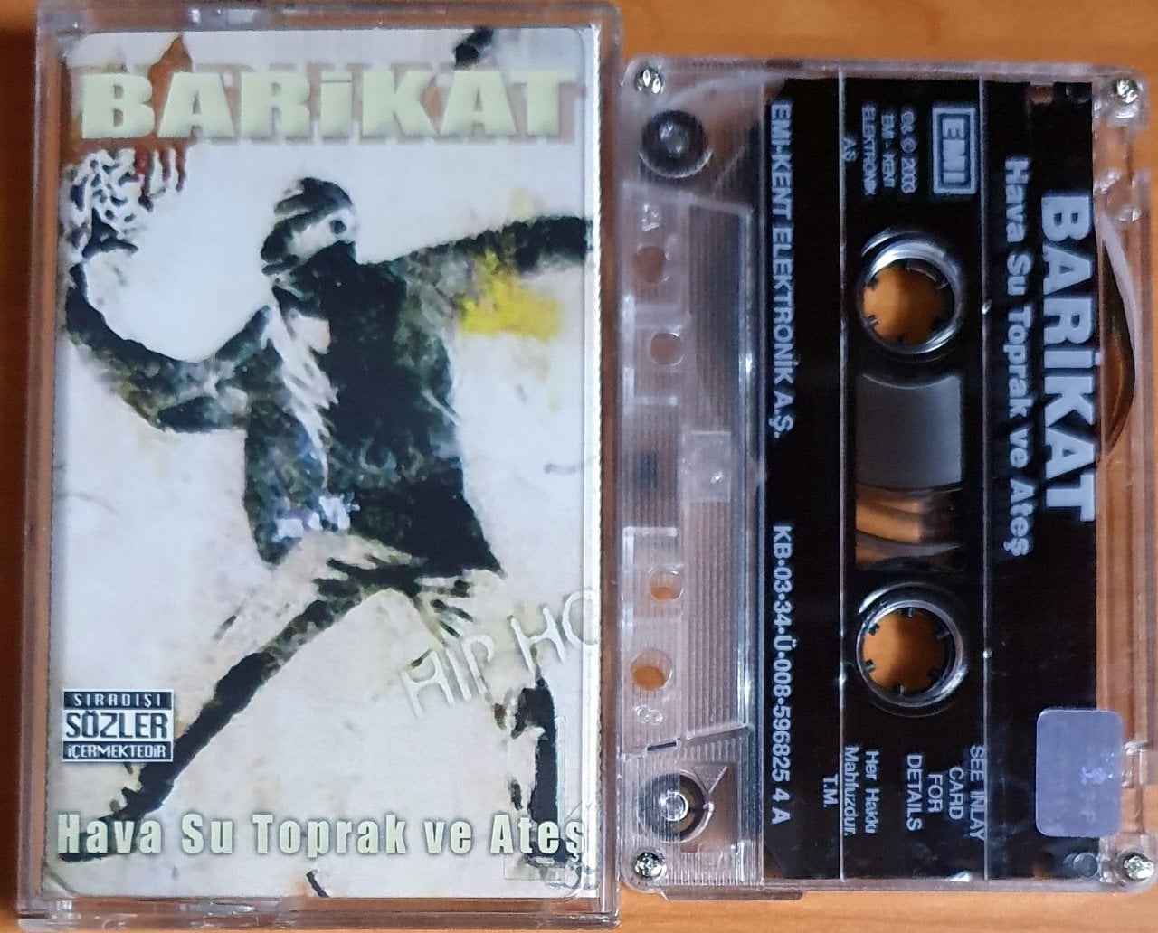 BARİKAT - HAVA SU TOPRAK VE ATEŞ (2003) - KASET KENT 2.EL