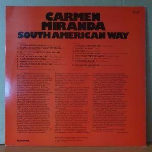 CARMEN MIRANDA - SOUTH AMERICAN WAY - LP 2.EL PLAK