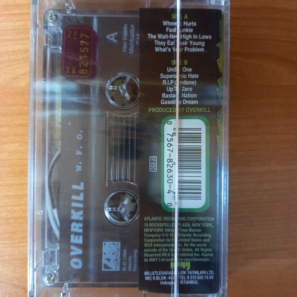 OVERKILL - W.F.O. (1994) - KASET SIFIR