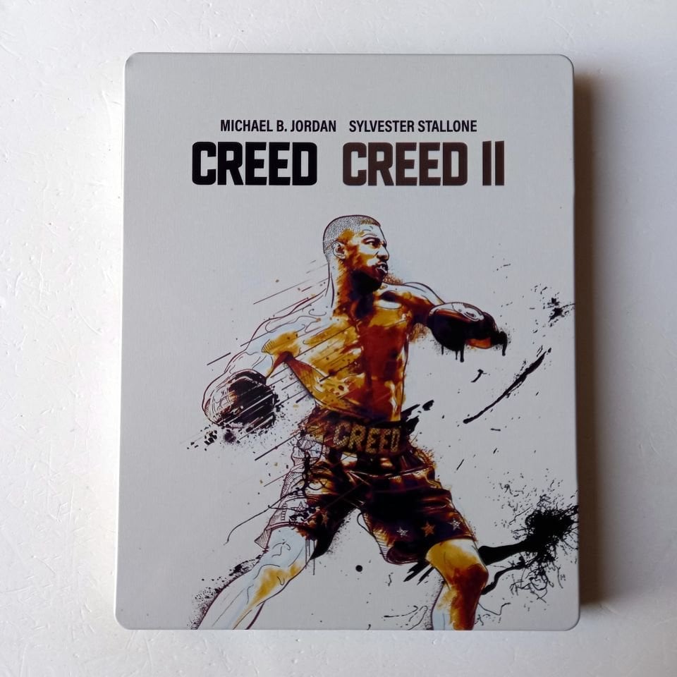 CREED / CREED II - MICHAEL B. JORDAN, SYLVESTER STALLONE- YÖN.: RYAN COGLER / STEVEN CAPLE JR. BLU-RAY 4K STEELBOOK METAL KUTU 2.EL TÜRKÇE ALTYAZI YOKTUR