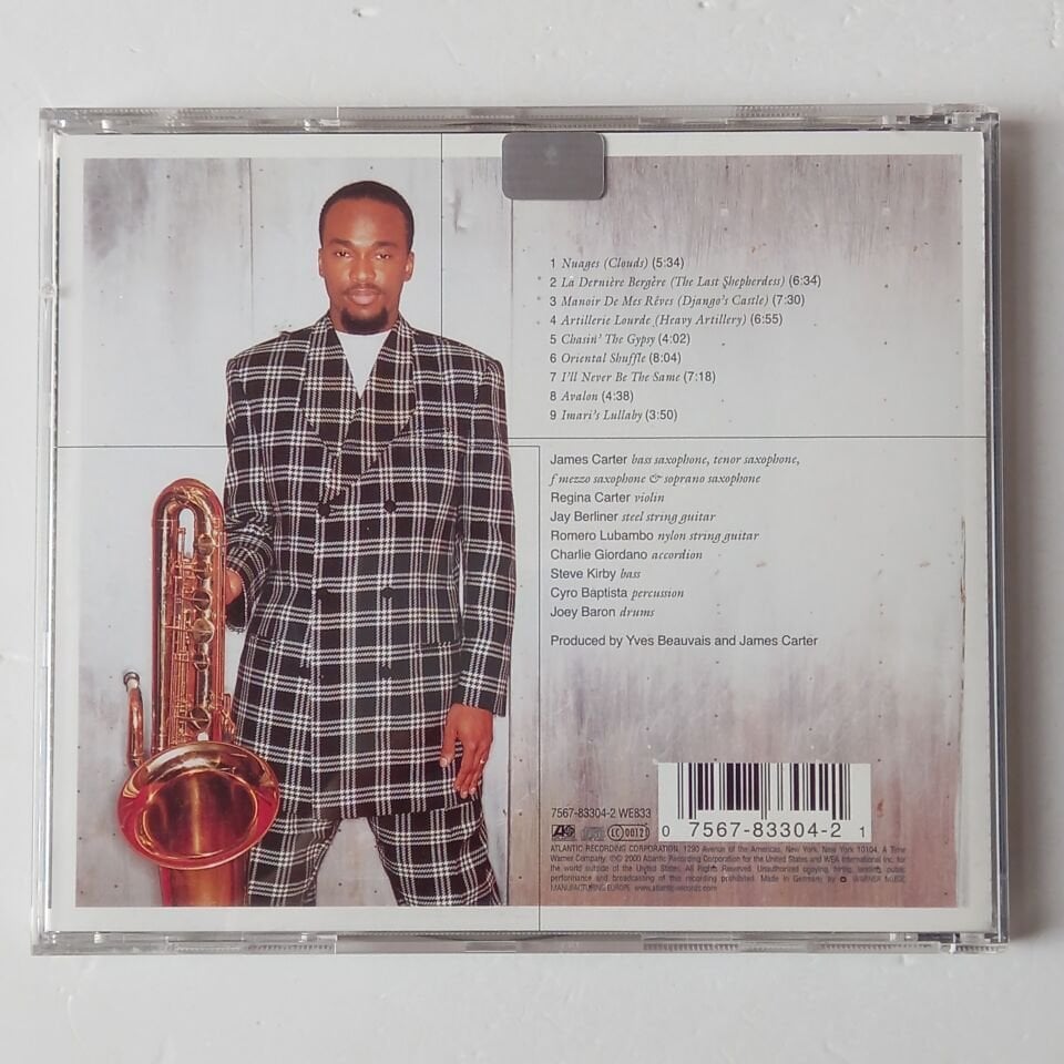 JAMES CARTER – CHASIN' THE GYPSY (2000) - CD REISSUE 2.EL