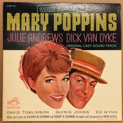 WALT DISNEY'S MARY POPPINS SOUNDTRACK RICHARD M. SHERMAN 1964 2.EL PLAK