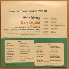 WALT DISNEY'S MARY POPPINS SOUNDTRACK RICHARD M. SHERMAN 1964 2.EL PLAK