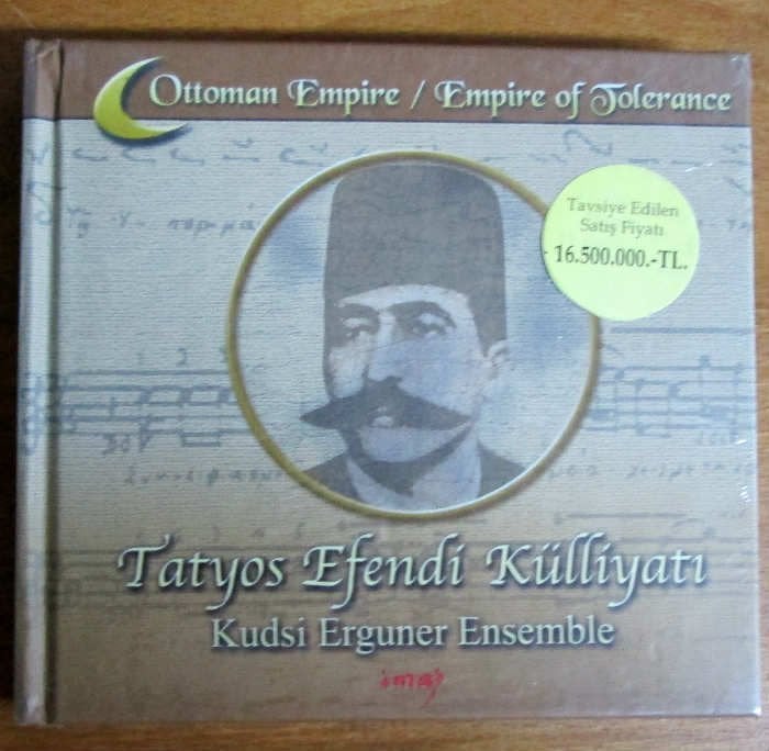 KUTSİ ERGÜNER - TATYOS EFENDİ KİTAPÇIK 2CD - SIFIR