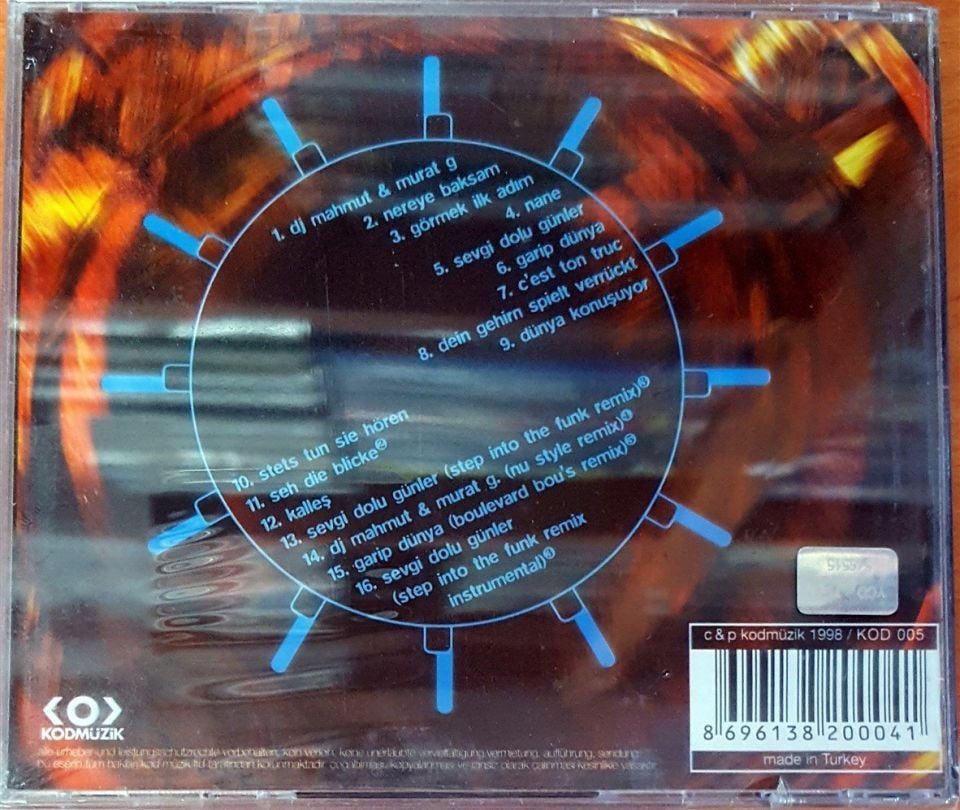 DJ MAHMUT & MURAT G. - GARİP DÜNYA (1998) - CD AMBALAJINDA SIFIR