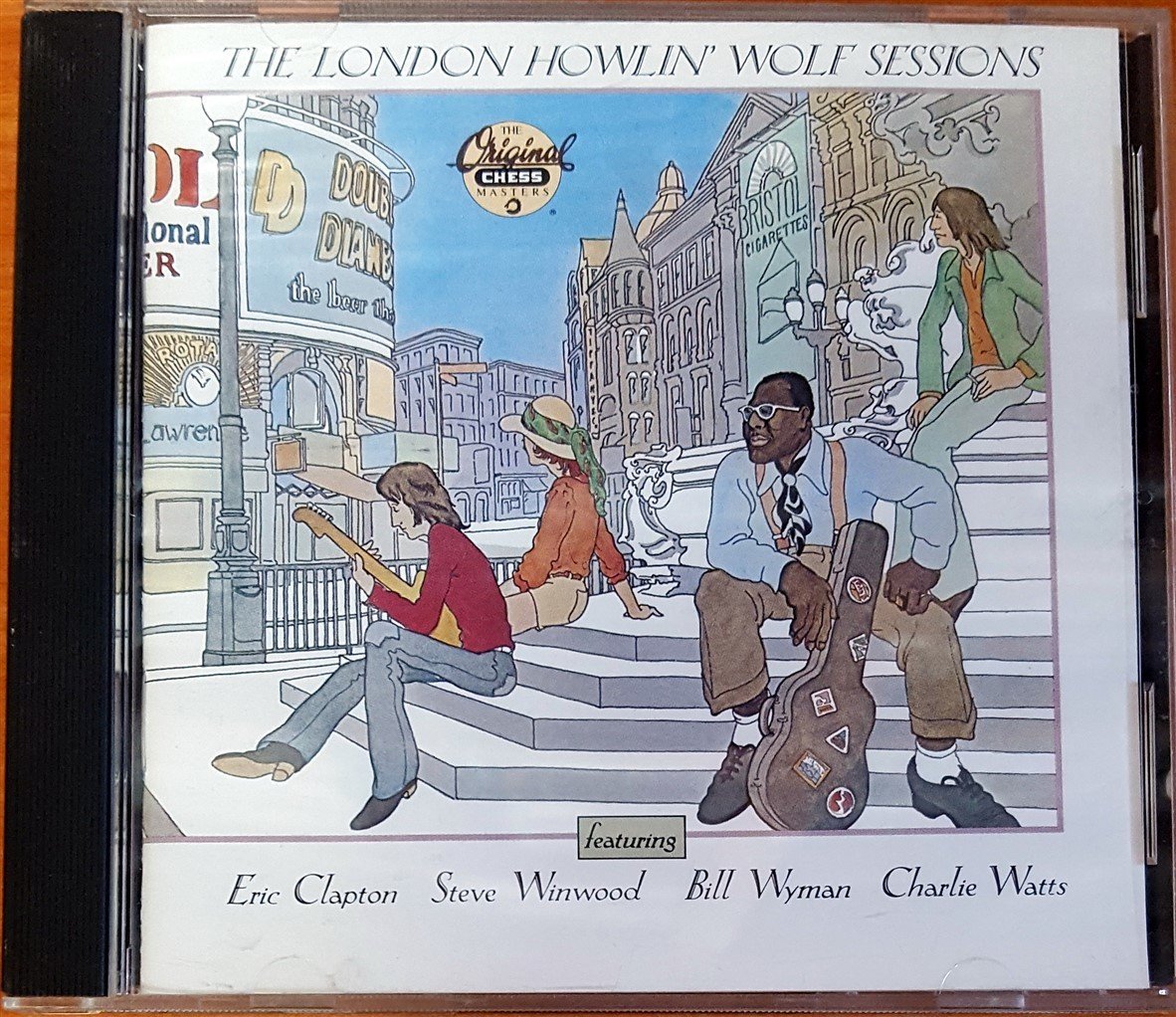 HOWLIN' WOLF - THE LONDON HOWLIN' WOLF SESSIONS FEAT. ERIC CLAPTON STEVE WINWOOD BILL WYMAN CHARLIE WATTS (1989) MCA CHESS CD 2.EL
