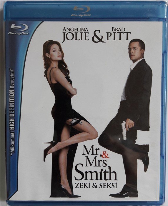 MR. & MRS. SMITH - BAY & BAYAN SMITH - BRAD PITT - ANGELINA JOLIE - BLU-RAY SIFIR