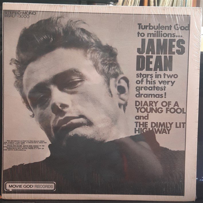 JAMES DEAN - DIARY OF A YOUNG FOOL & THE DIMLY LIT HIGHWAY - (DRAMAS) SIFIR PLAK