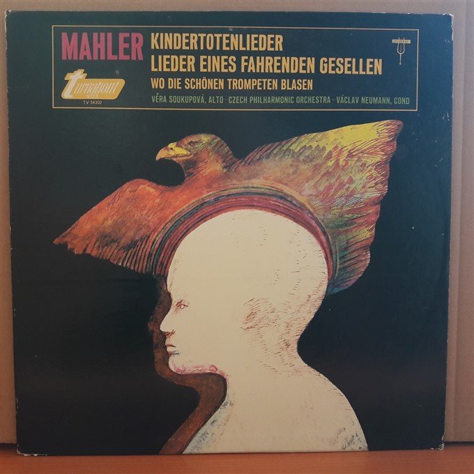 MAHLER: KINDERTOTENLIEDER, VERA SOUKUPOVA - LP 2.EL PLAK