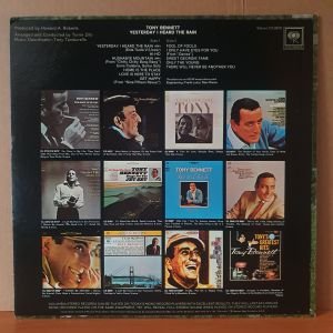 TONY BENNETT - YESTERDAY I HEARD THE RAIN (1968) - LP 2.EL PLAK