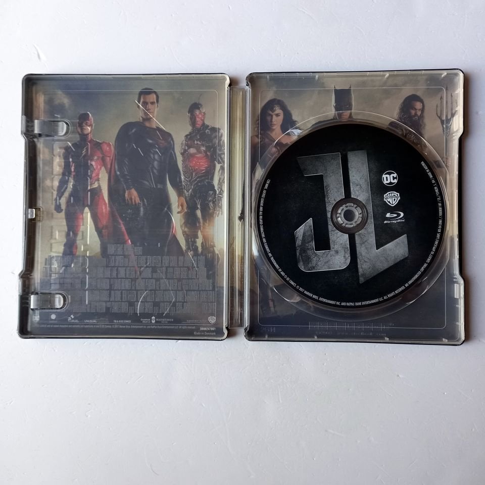 JUSTICE LEAGUE - BEN AFFLECK, GAL GADOT, JASON MOMOA - YÖN.: ZACK SNYDER - BLU-RAY STEELBOOK METAL KUTU 2.EL