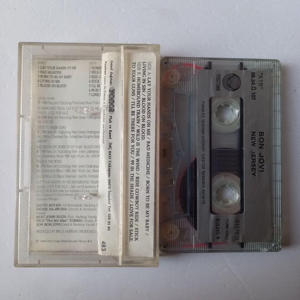 BON JOVI – NEW JERSEY (1988) - KASET 2.EL