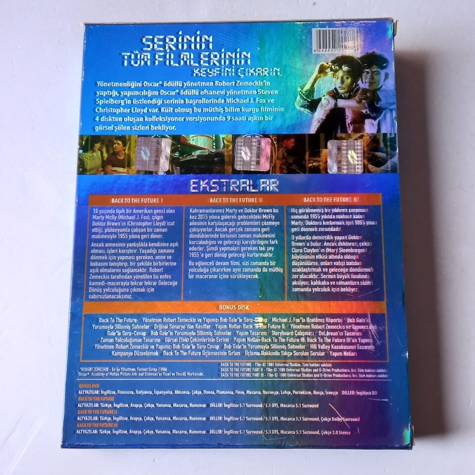 BACK TO THE FUTURE - GELECE DÖNÜŞ - 4DVD BOX SET 2.EL