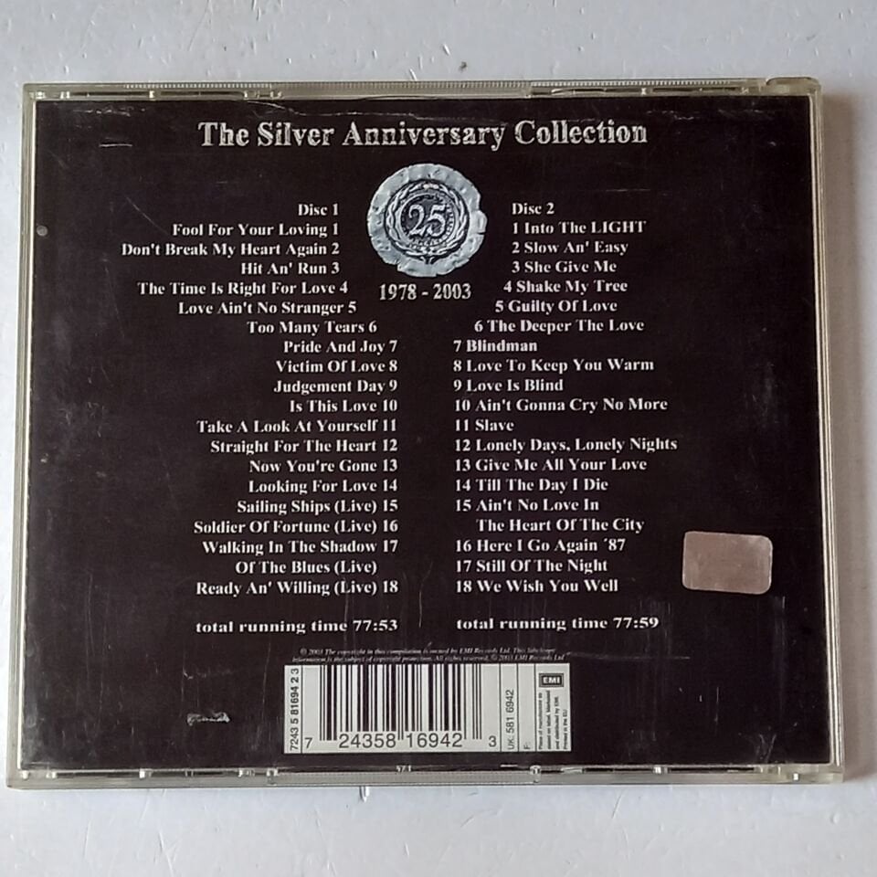 WHITESNAKE – THE SILVER ANNIVERSARY COLLECTION (2003) - CD REMASTERED 2.EL
