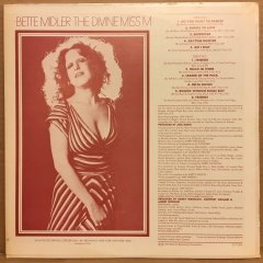 BETTE MIDLER - THE DIVINE MISS M (1972) - LP 2.EL PLAK