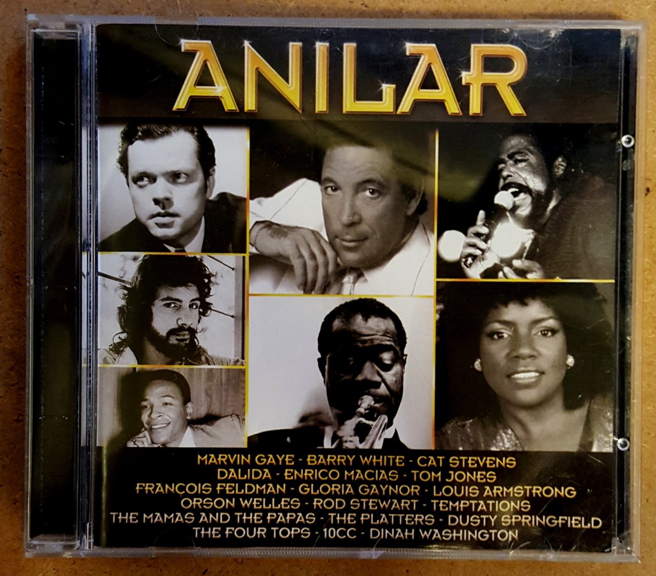 ANILAR KARIŞIK 60s 70s NOSTALJİ CD DALIDA LOUIS ARMSTRONG ORSON WELLES 2.EL