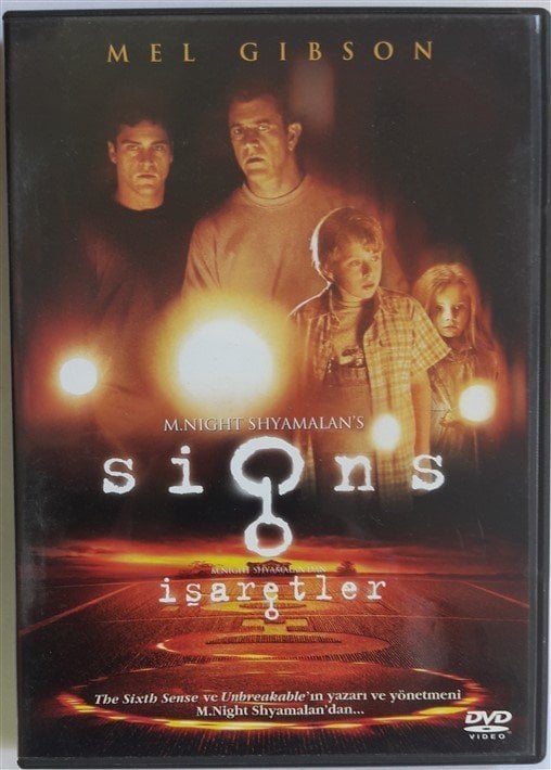 SIGNS - İŞARETLER - MEL GIBSON - M.NIGHT SHYAMALAN - DVD 2.EL