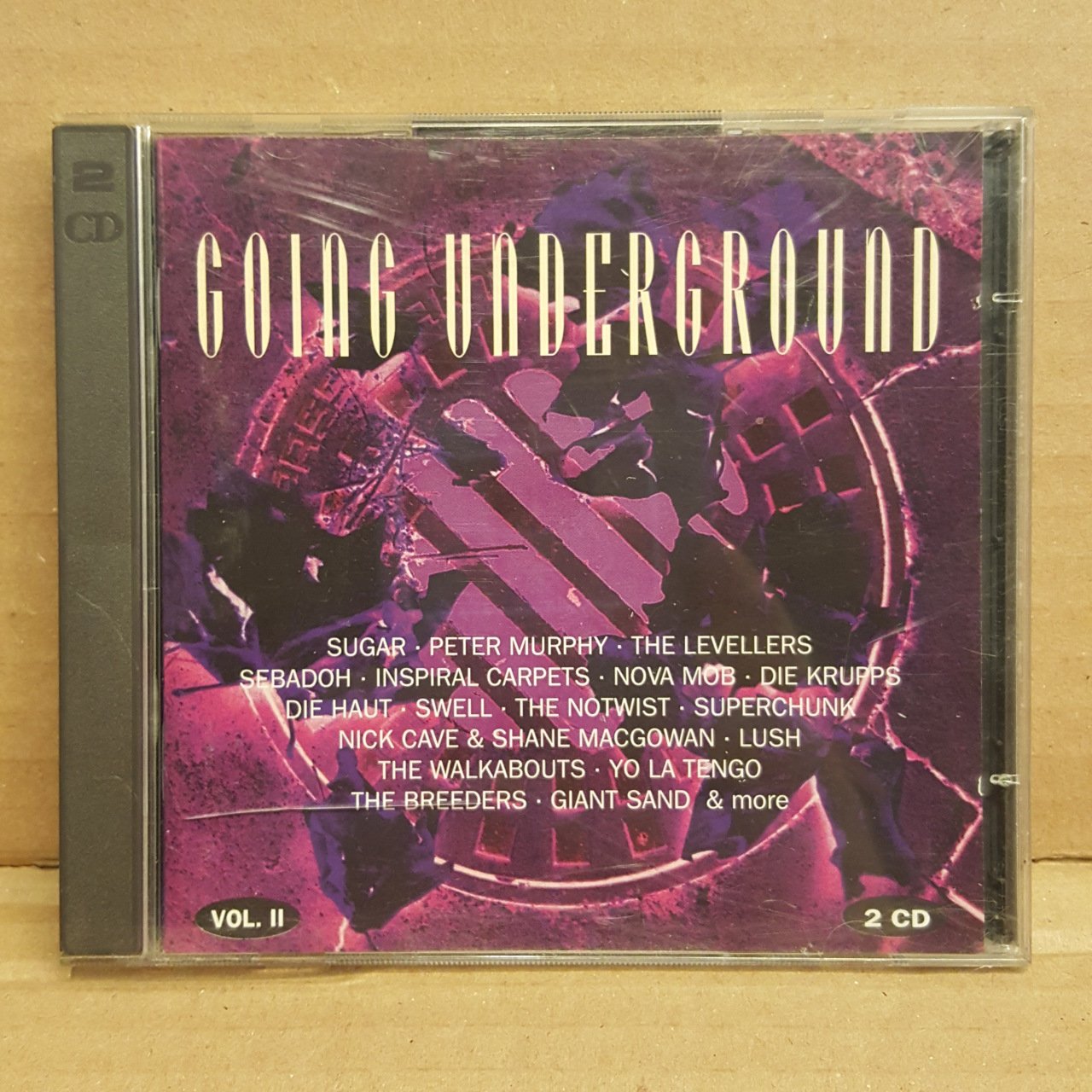 GOING UNDERGROUND VOL II - VARIOUS ARTISTS ALTERNATIVE ROCK INDIE ROCK (1993) - 2CD 2.EL