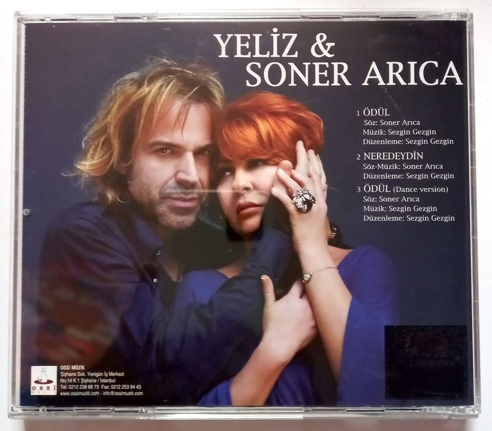 YELİZ & SONER ARICA - ÖDÜL / NEREDEYDİN SINGLE - CD 2.EL