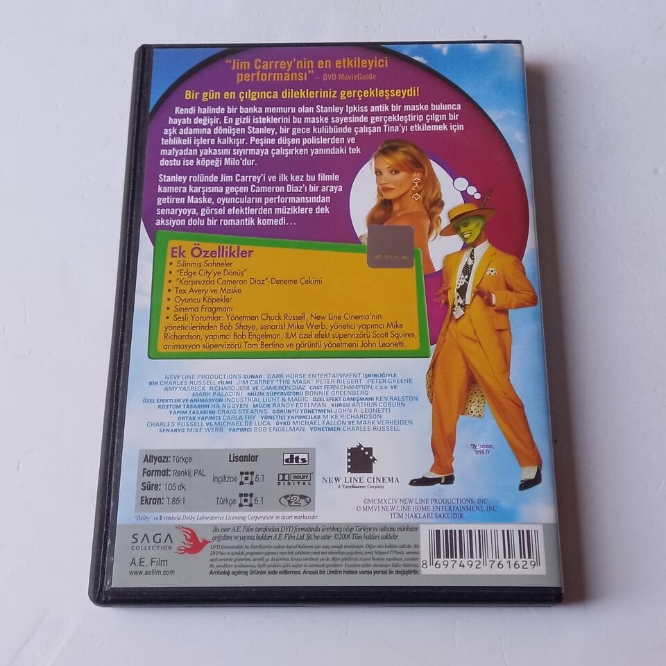 MASKE - JIM CARREY, CAMERON DIAZ - DVD 2.EL