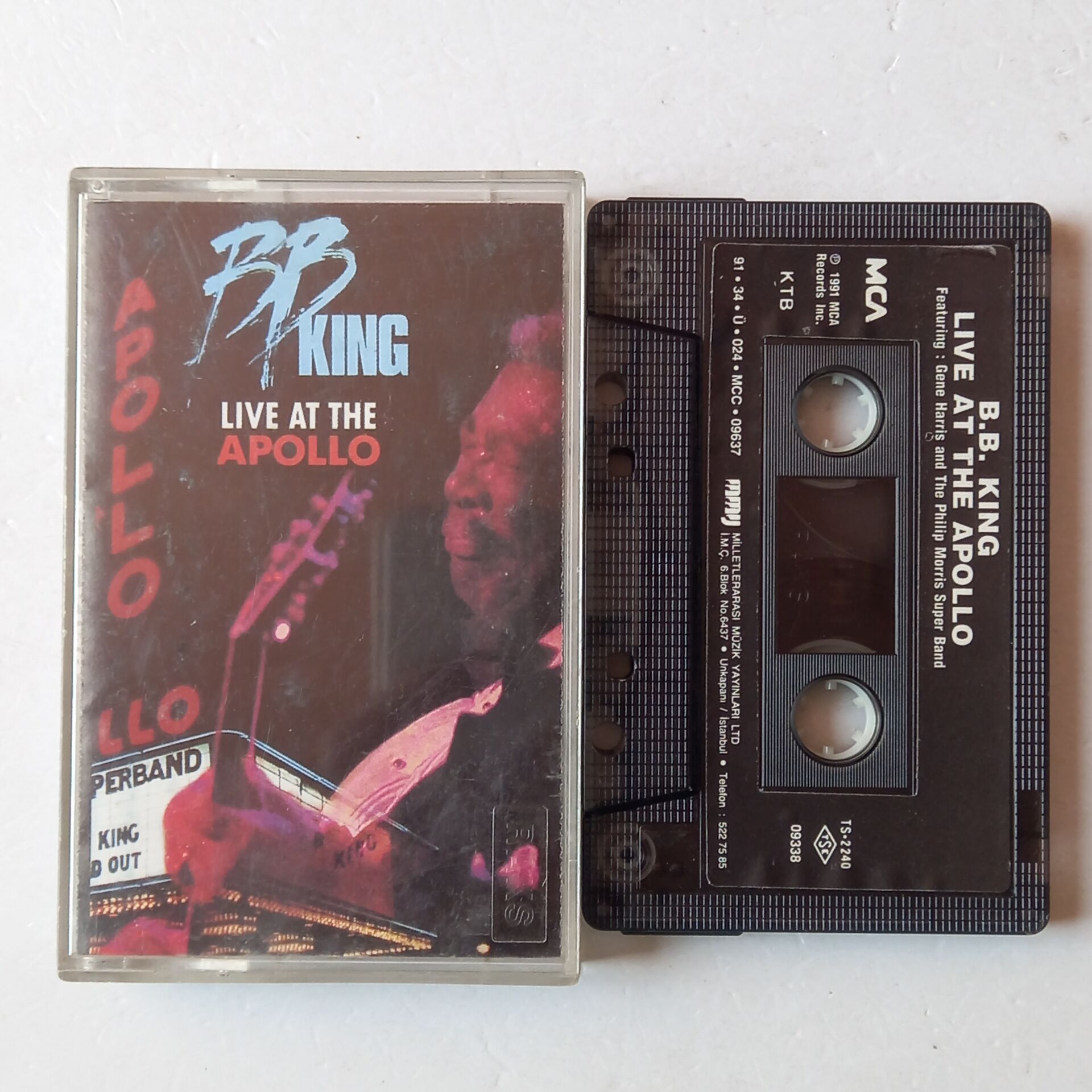 B. B. KING - LIVE AT THE APOLLO (1991) - KASET 2.EL