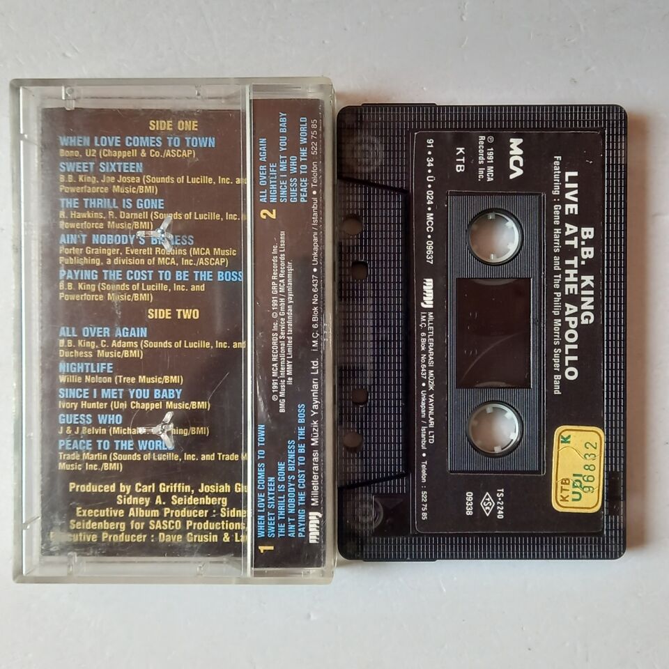 B. B. KING - LIVE AT THE APOLLO (1991) - KASET 2.EL