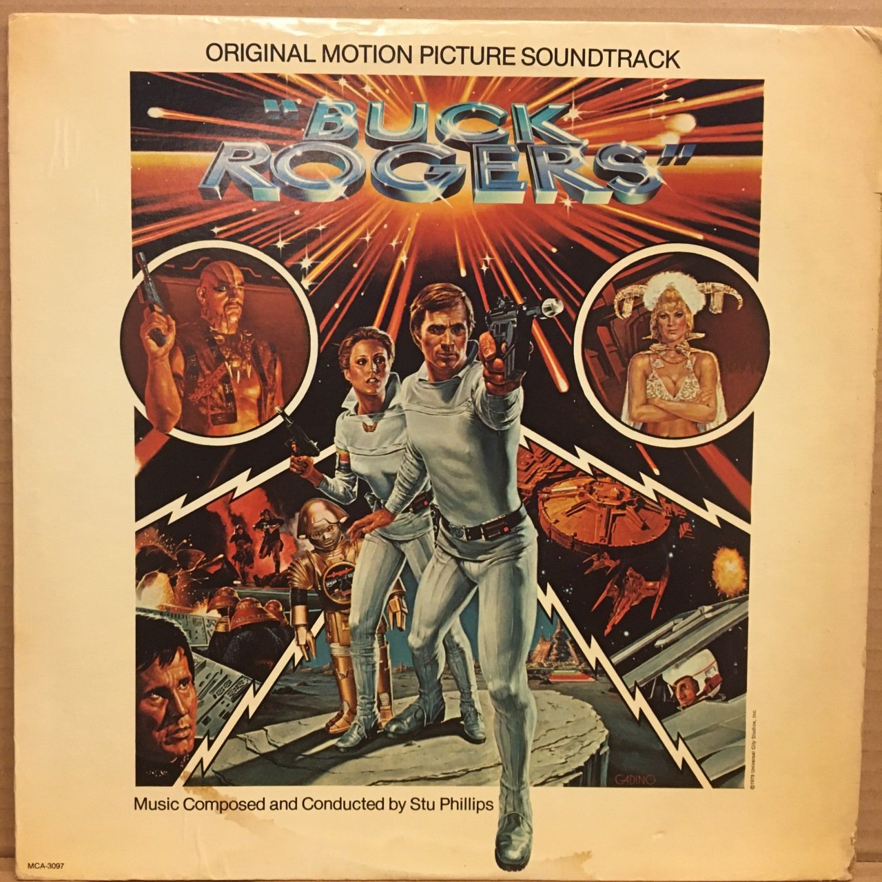 BUCK ROGERS SOUNDTRACK STU PHILLIPS SCI-FI 1979 2.EL PLAK