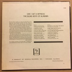 THE BLIND BOYS OF ALABAMA - CAN I GET A WITNESS 1970 2.EL PLAK
