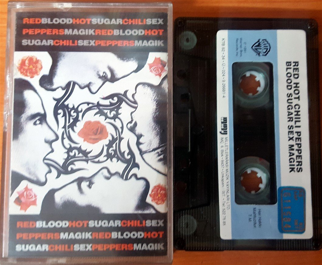 RED HOT CHILI PEPPERS - BLOOD SUGAR SEX MAGIK (1992) MMY CASSETTE MADE IN TURKEY ''USED'' PAPER LABEL
