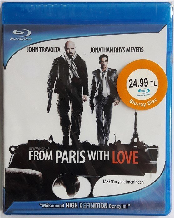 FROM PARIS WITH LOVE - JOHN TRAVOLTA - BLU-RAY SIFIR