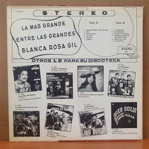 BLANCA ROSA GIL - UNA GRANDE ENTRE LAS GRANDES - LP 2.EL PLAK