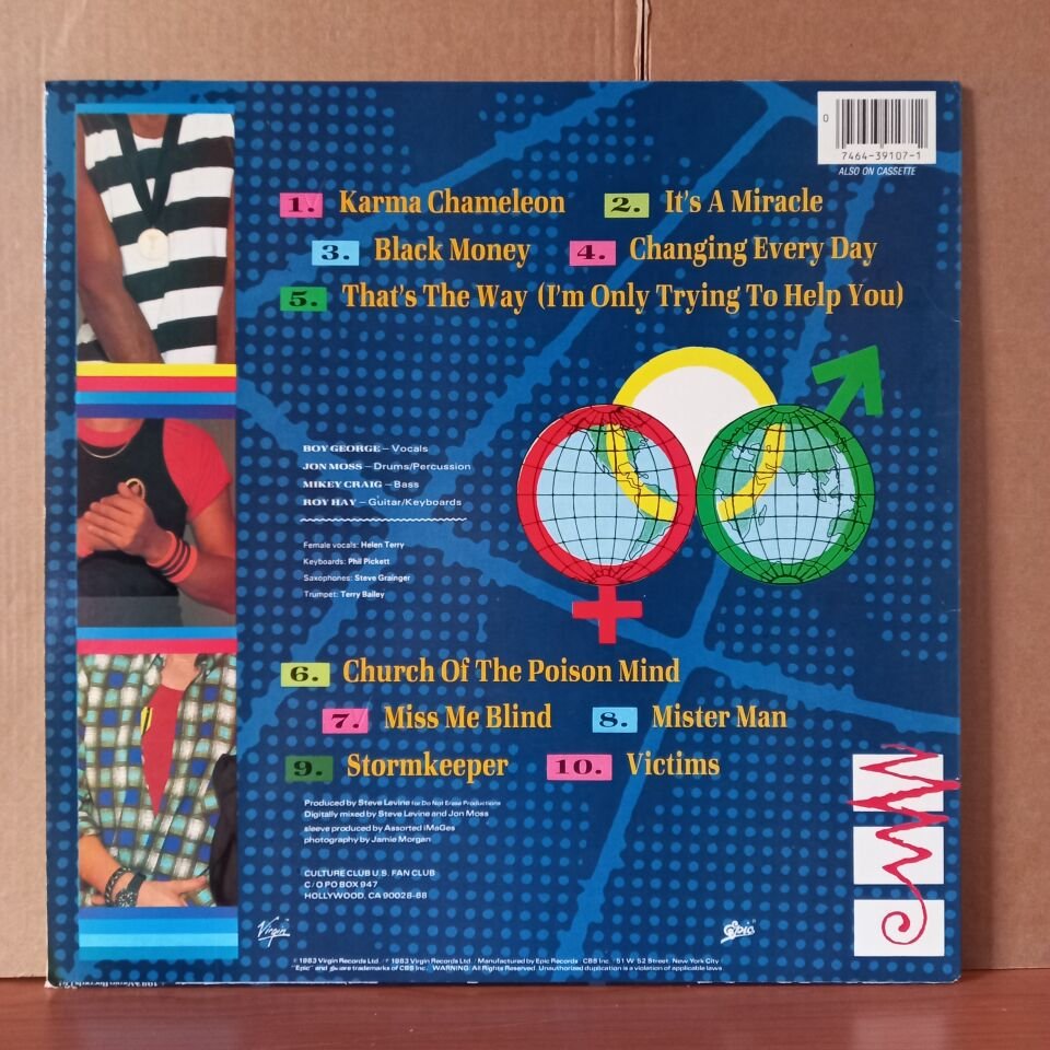 CULTURE CLUB – COLOUR BY NUMBERS (1983) - LP 2. EL PLAK