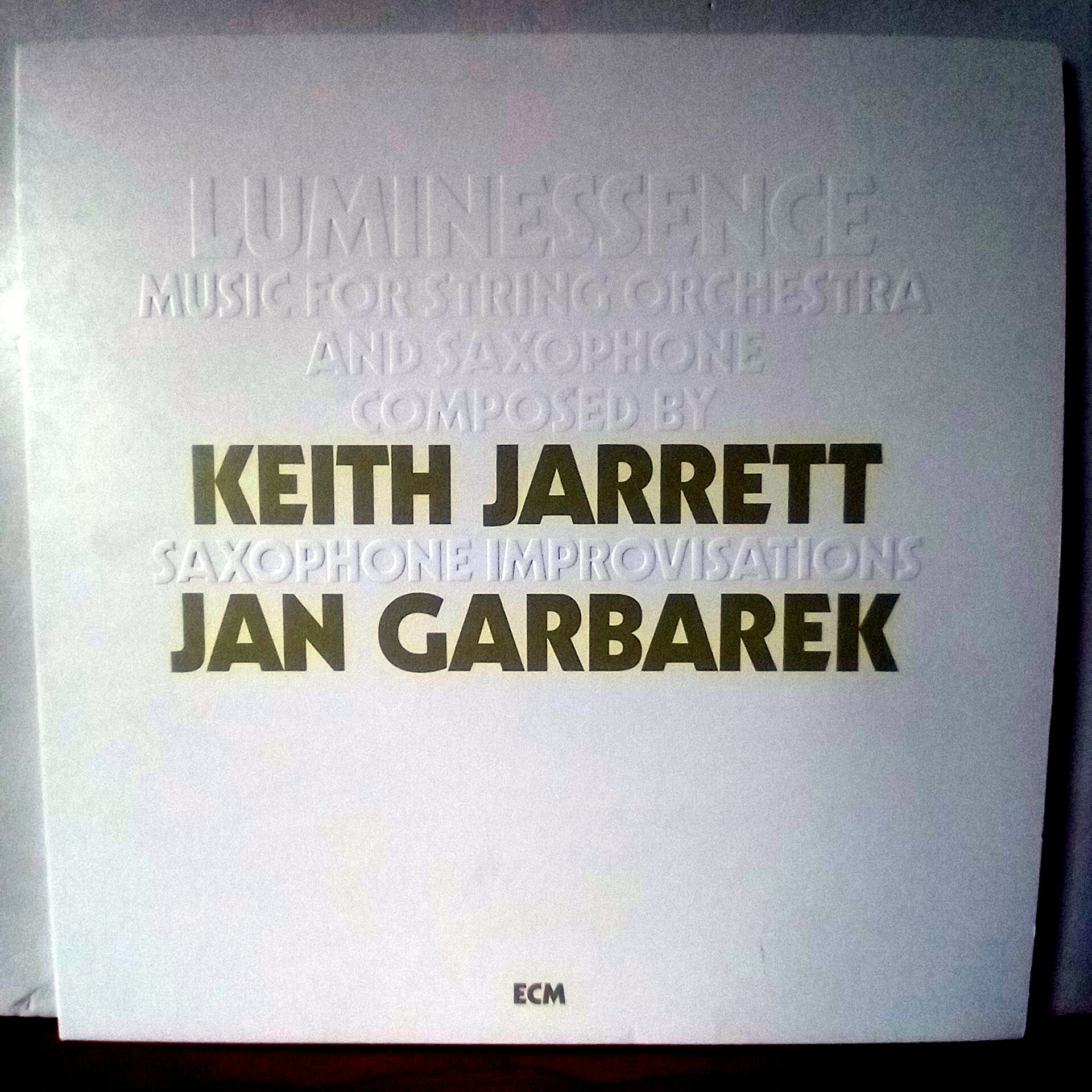 KEITH JARRETT / JAN GARBAREK – LUMINESSENCE (1975) - LP REMASTERED 2024 REISSUE 2.EL PLAK