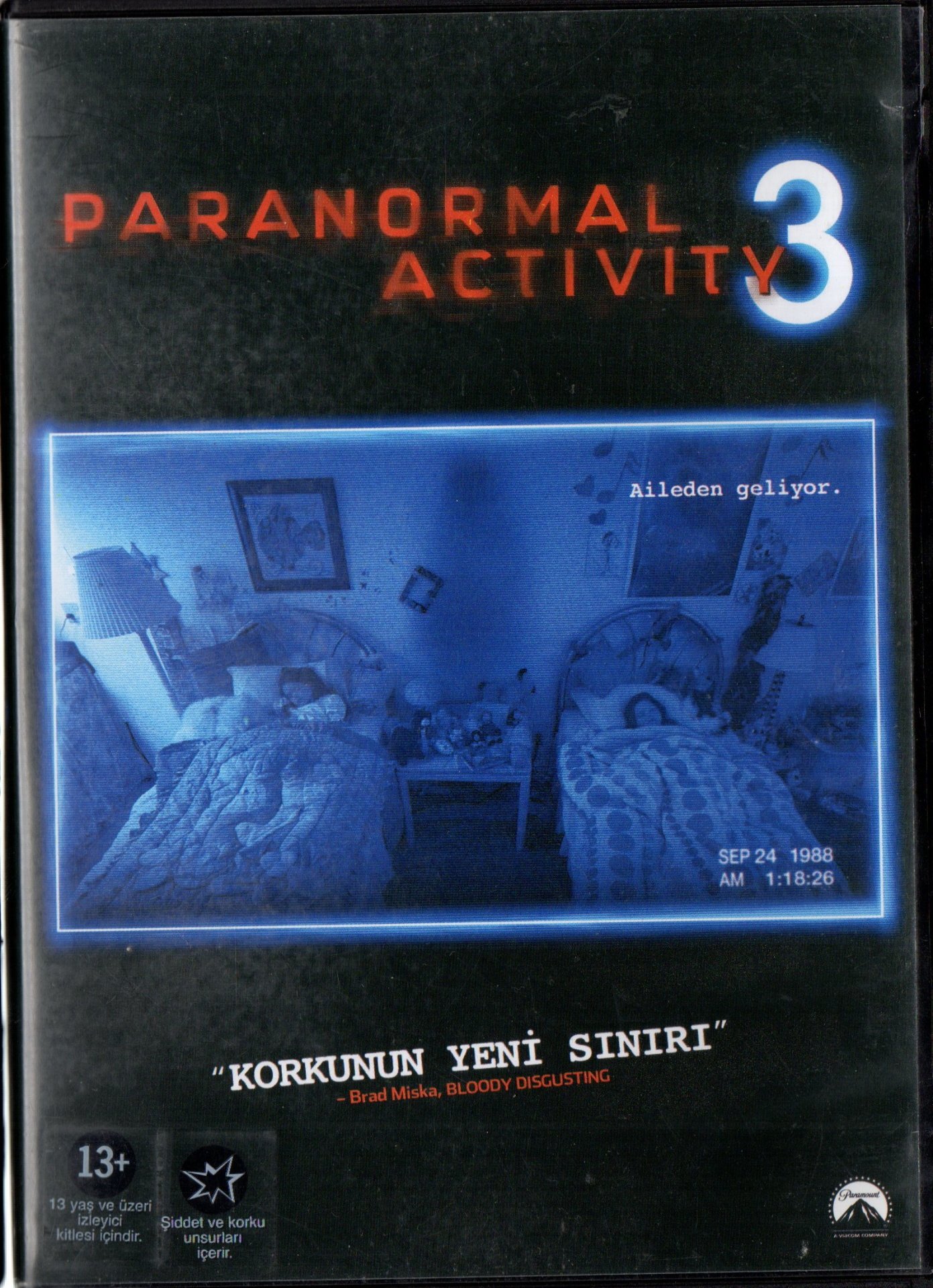 PARANORMAL ACTIVITY 3 - DVD 2.EL