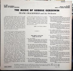 FRANK CHACKSFIELD - THE MUSIC OF GEORGE GERSHWIN - PLAK 2.EL