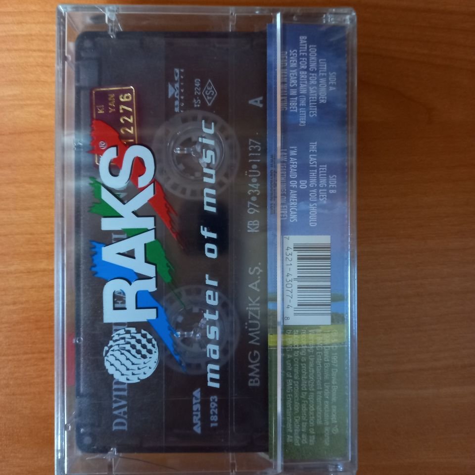 DAVID BOWIE - EARTHLING (1997) - KASET SIFIR