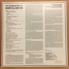 DUKE ELLINGTON - FOUR SYMPHONIC WORKS 1989 2.EL PLAK