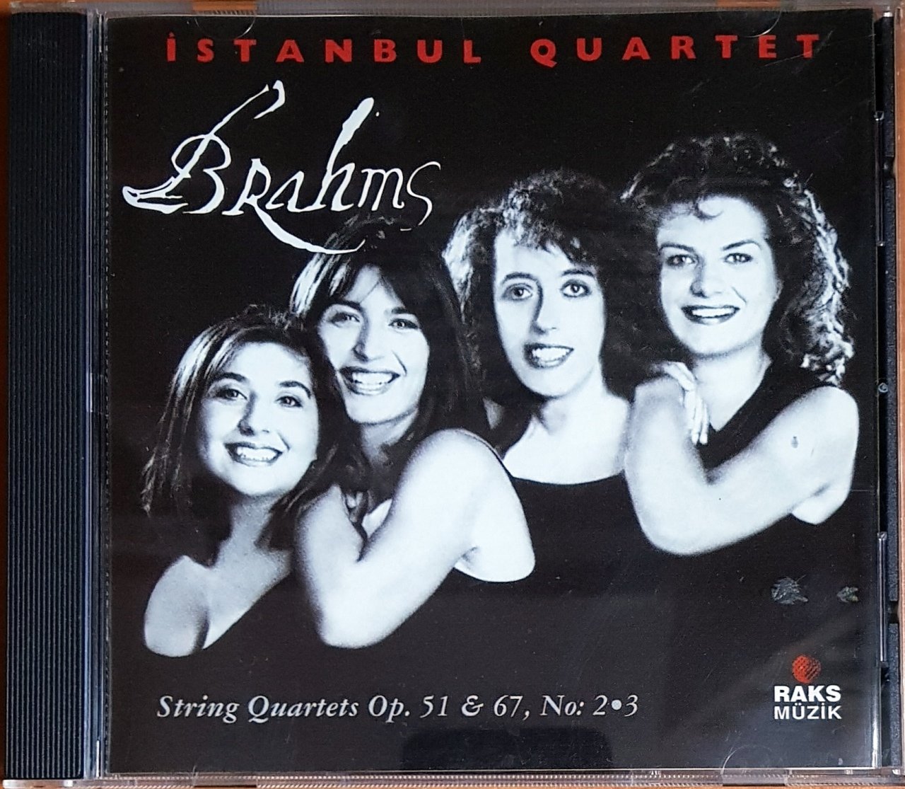 İSTANBUL QUARTET / BRAHMS QUARTETS 2&3 / RAKS MÜZİK CD 2.EL